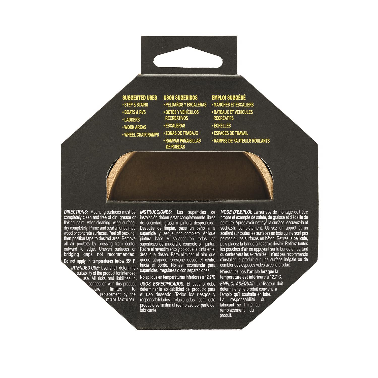 Skid Guard Black Anti-Slip Tape 2 in. W X 15 ft. L 1 pk