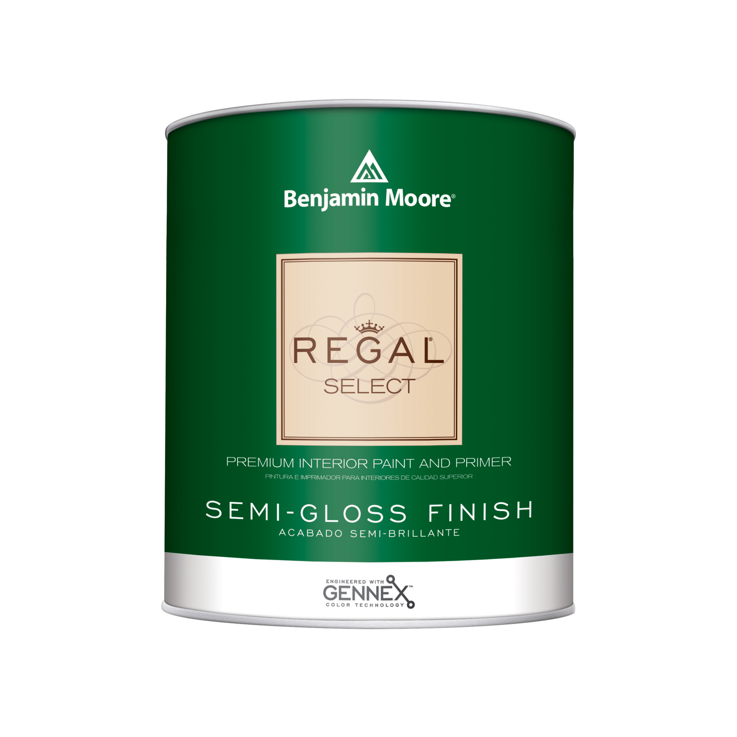 Benjamin Moore Regal Select Semi-Gloss Base 2 Paint and Primer Interior 1 qt