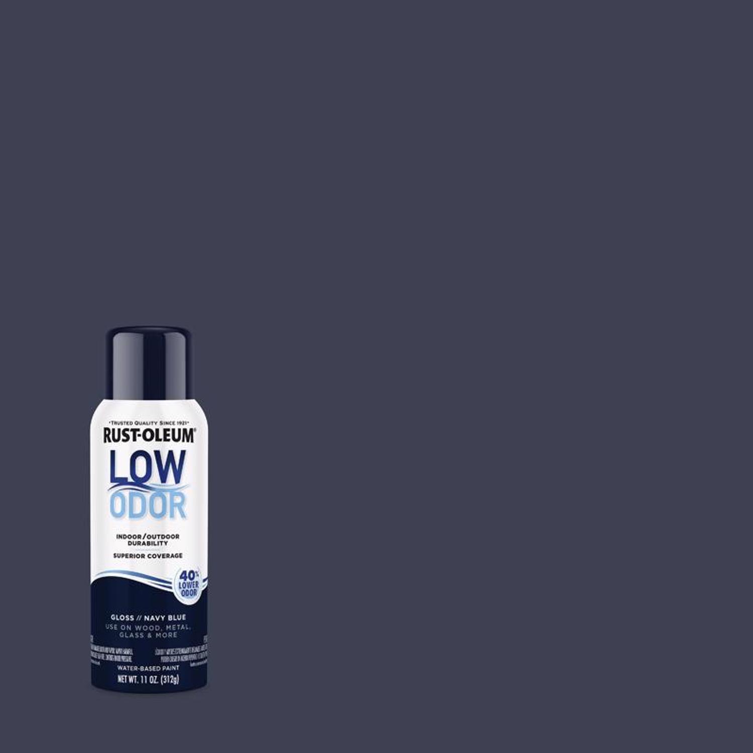 Rust-Oleum Low Odor Gloss Navy Blue Spray Paint 11 oz.