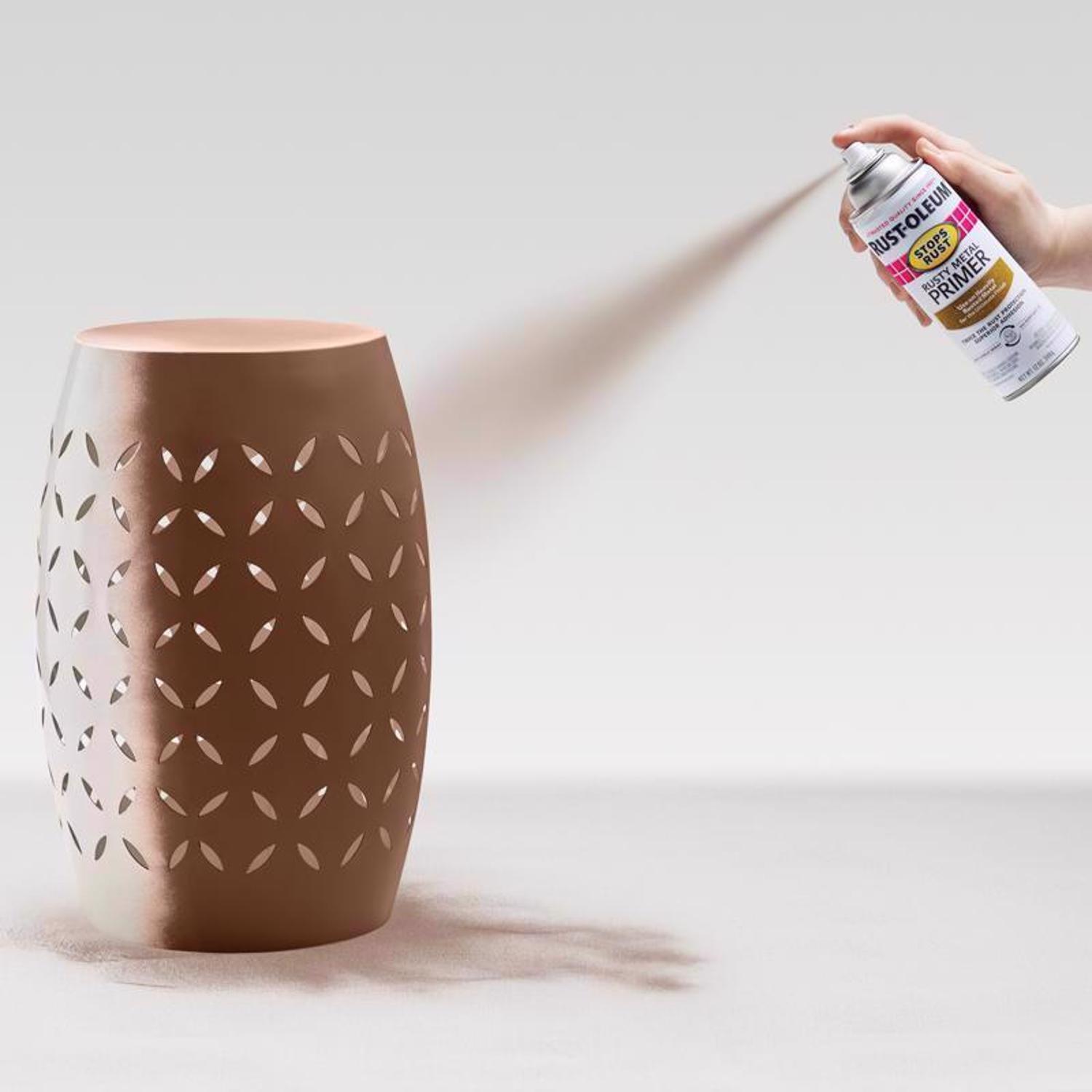 Rust-Oleum Stops Rust Brown Flat Oil-Based Alkyd Spray Primer 12 oz