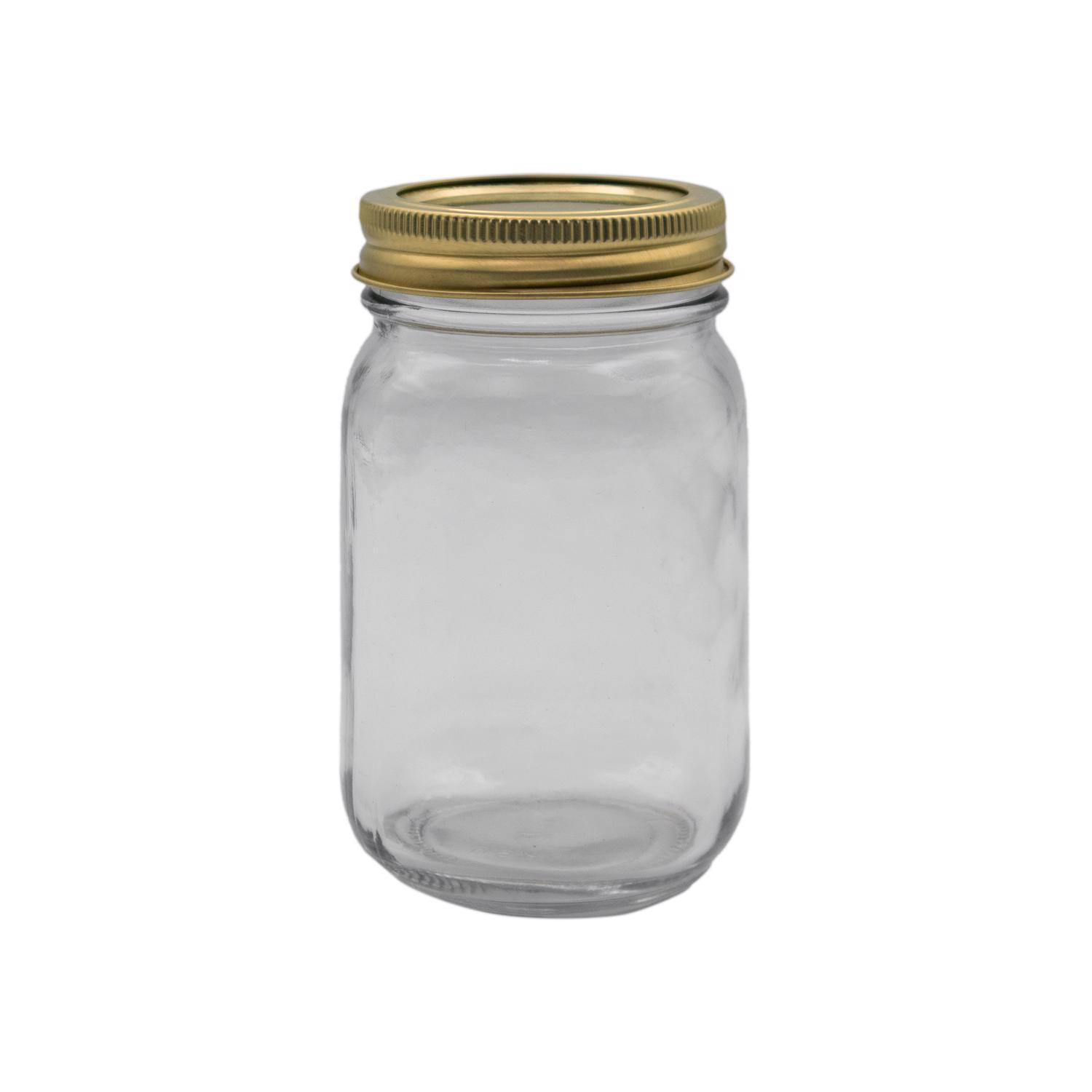 Anchor Hocking Tecnocap Regular Mouth Canning Jar 16 oz 12 pk