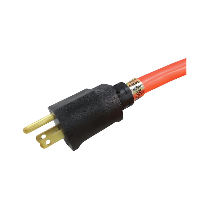 Ace Indoor or Outdoor 25 ft. L Orange Triple Outlet Cord 12/3 STW