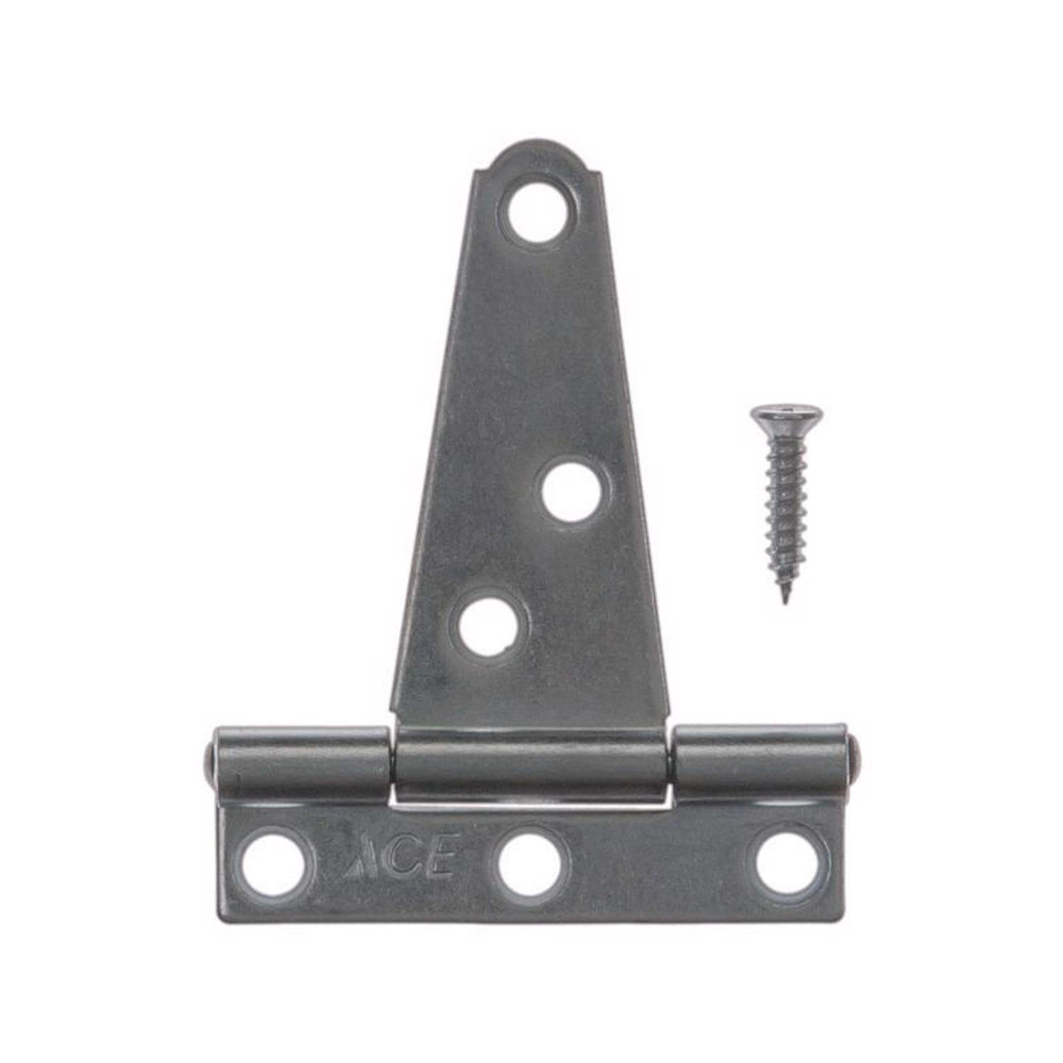 Ace 2 in. L Zinc-Plated Light Duty T Hinge 2 pk