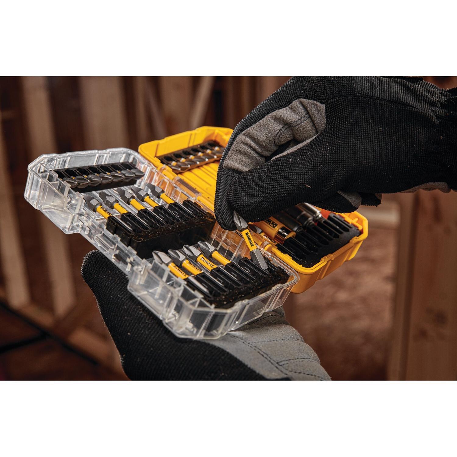 DeWalt Max Fit Screwdriver Bit Set Steel 30 pc