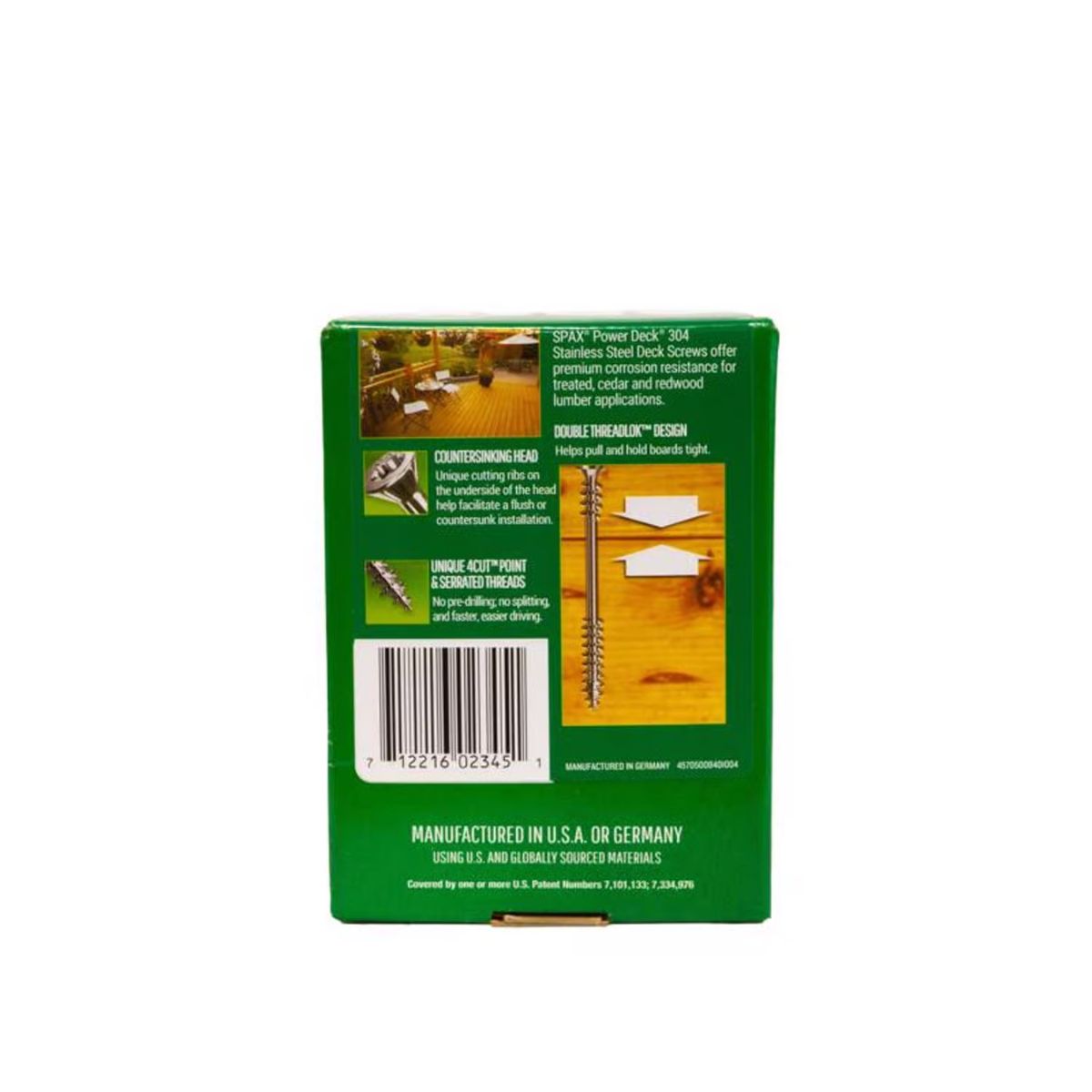 SPAX PowerDeck No. 10 cu in. x 2-1/2 in. L Silver Star Trim Head Deck Screws 1 lb. 83 Pieces
