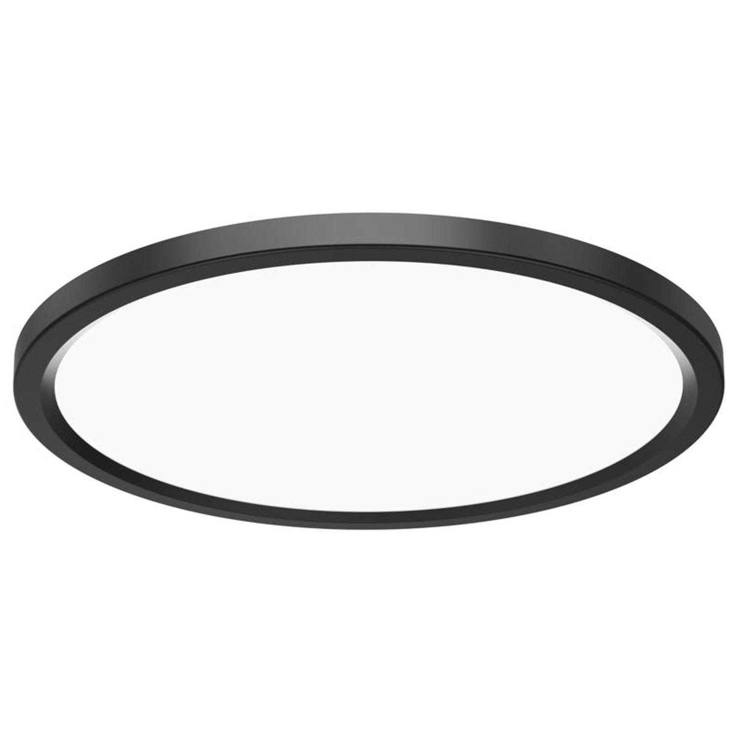 Feit EDGELIT 1.4 in. H X 11 in. W X 11 in. L Matte Black Black LED Flat Panel Light Fixture