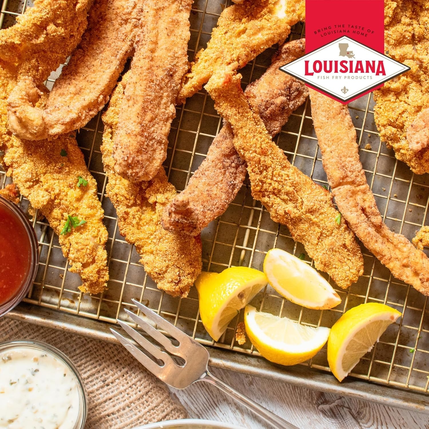 Louisiana Fish Fry New Orleans Style Lemon Fish Fry