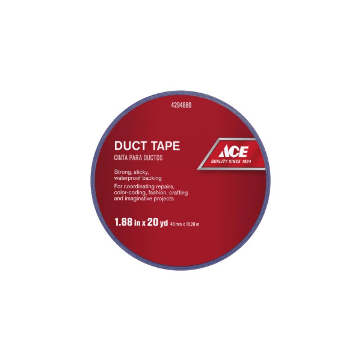 Ace 1.88 in. W X 20 yd L Blue Solid Duct Tape