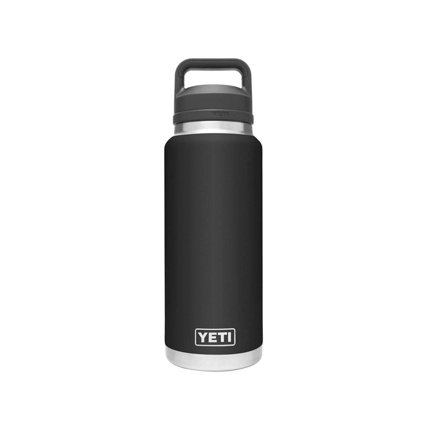 YETI Rambler 36 oz Black BPA Free Bottle with Chug Cap