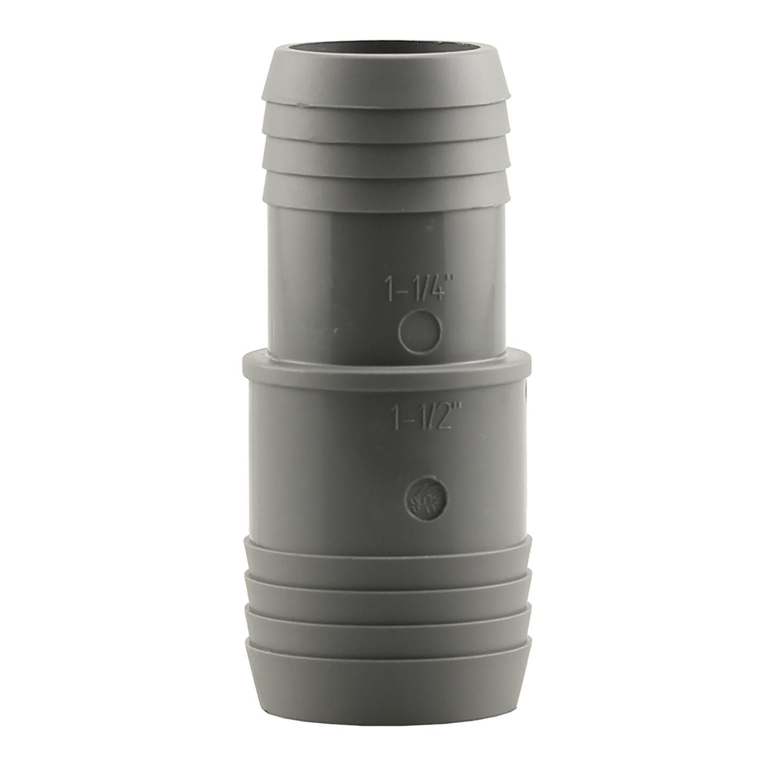 Boshart Industries 1-1/2 in. Insert in. X 1-1/4 in. D Insert Polypropylene Reducing Coupling 1 pk