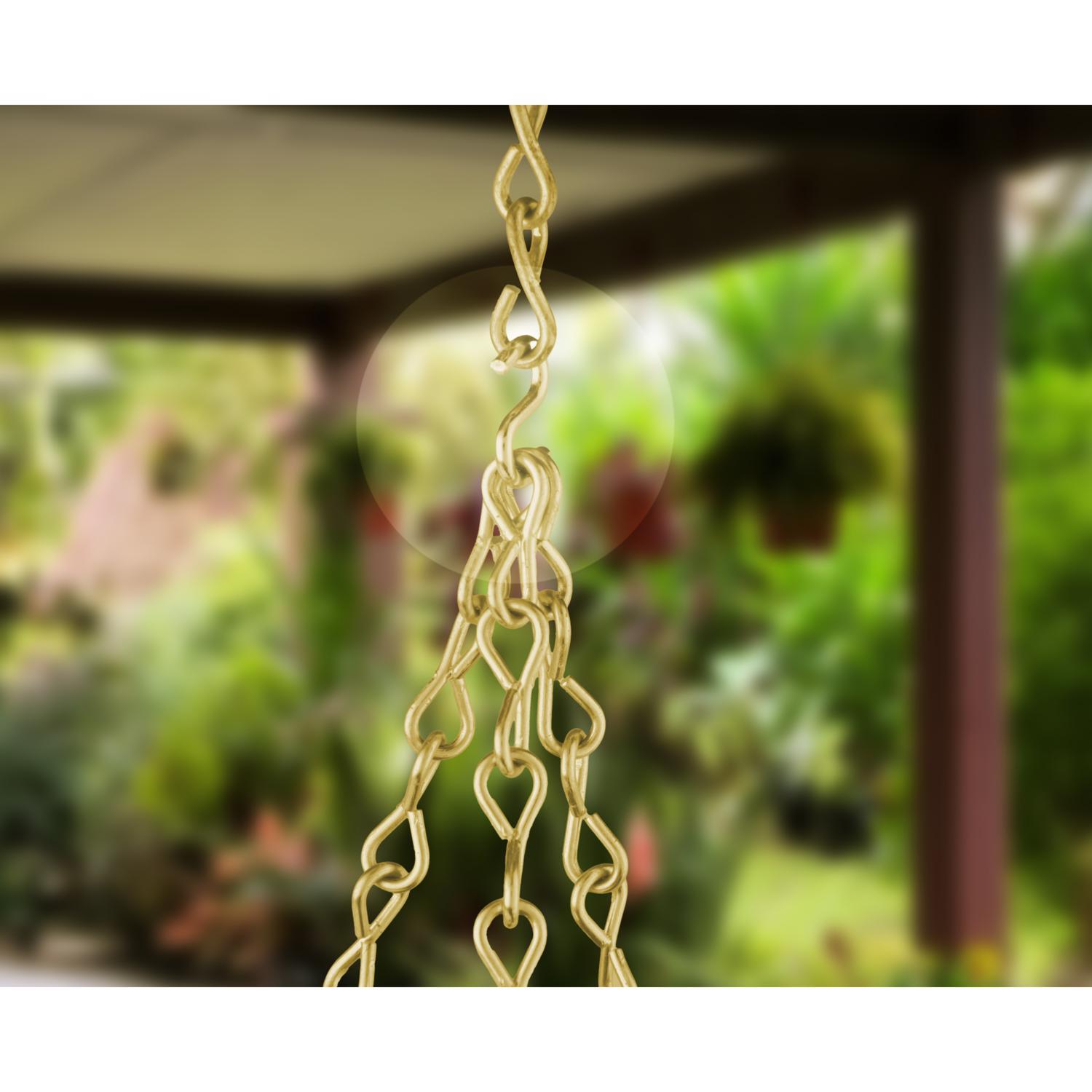Ace Small Polished Brass Brass 3/4 in. L S-Hook 5 lb 4 pk