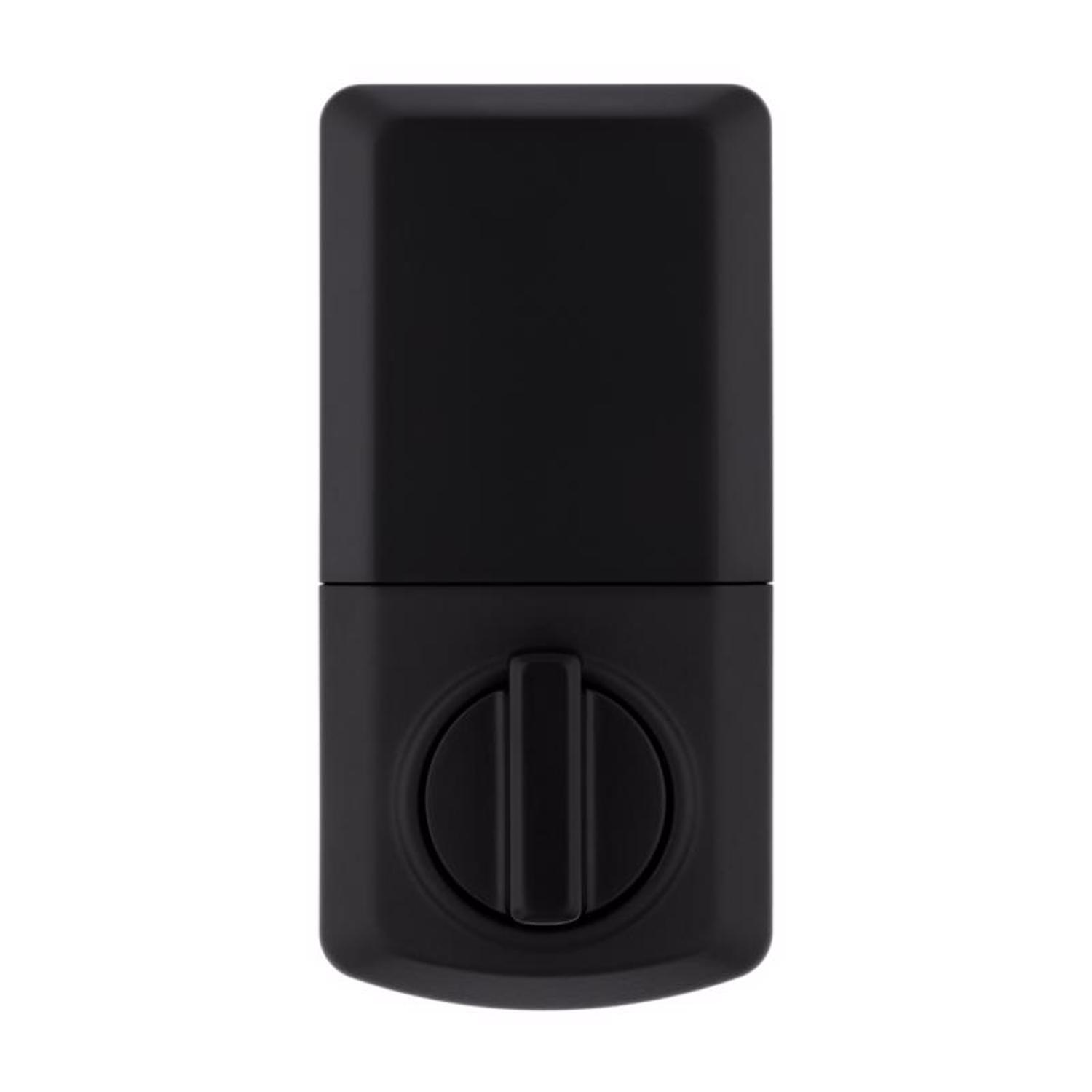 Kwikset Matte Black Metal Electronic Touch Pad Deadbolt