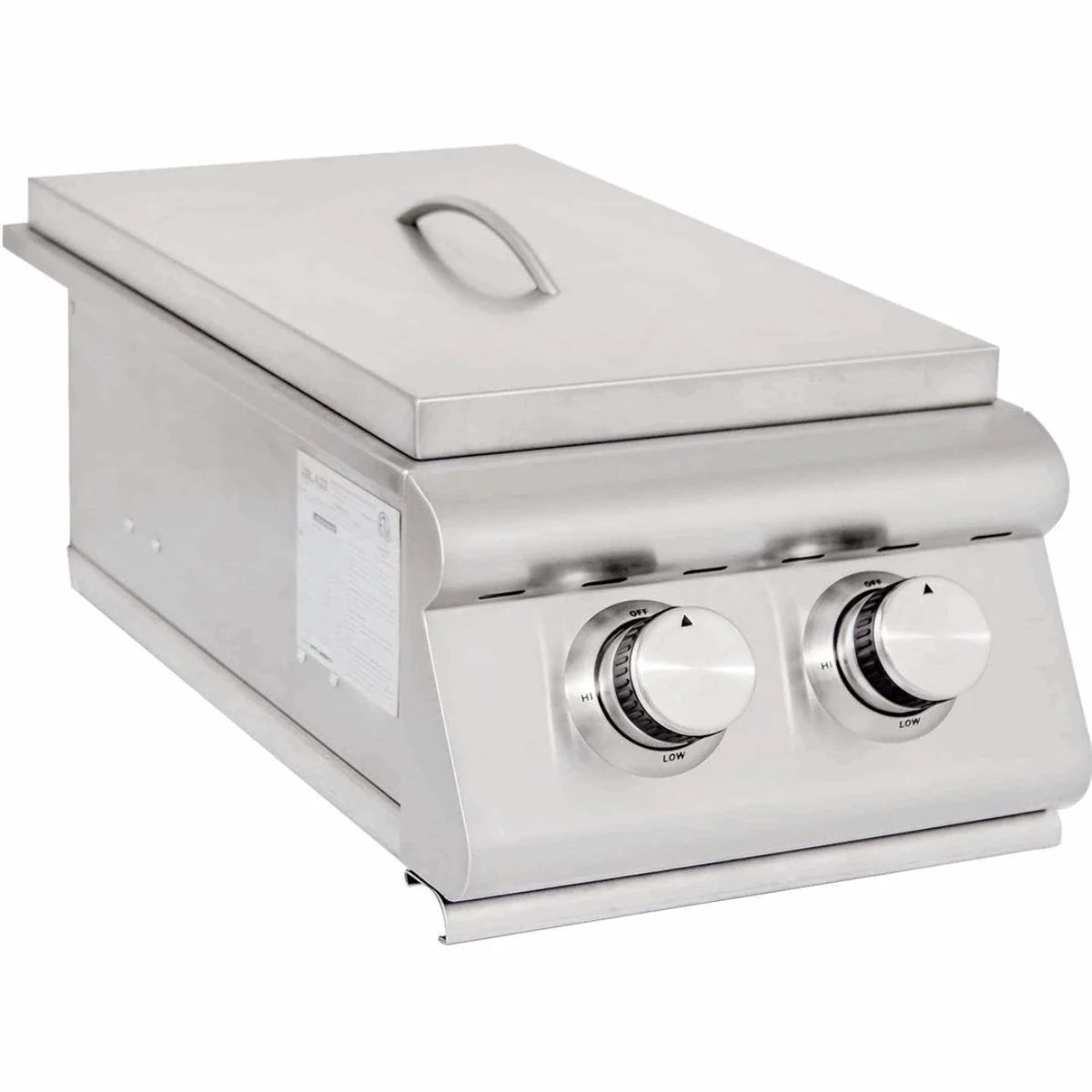 Blaze Side Burner Double Built-In LTE with Lights LP Gas