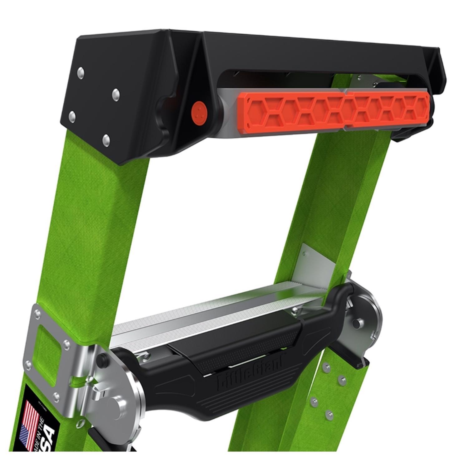 Little Giant King Kombo 5 ft. H Fiberglass Multi-Position Ladder Type IAA 375 lb. capacity