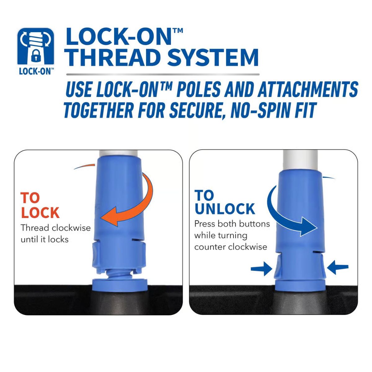 Unger Lock-On 22 in. W Foam Rubber Floor Squeegee Replacement Blade