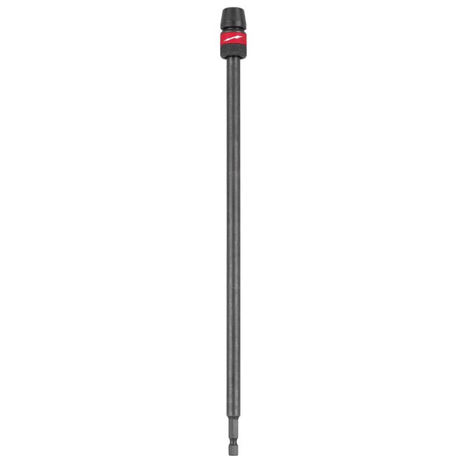 Milwaukee Quik-Lok 12 in. Alloy Steel Drill Bit Extension 1/4 in. Hex Shank 1 pc
