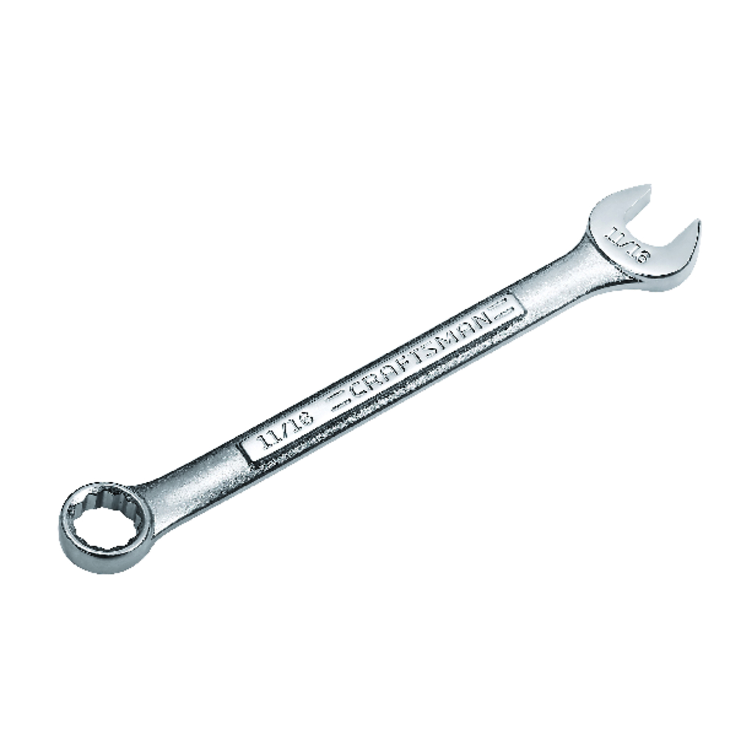 Craftsman 11/16 in. X 11/16 in. 12 Point SAE Combination Wrench 8.78 in. L 1 pc