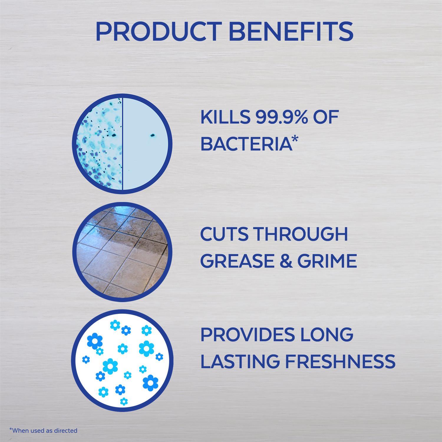 Lysol Clean & Fresh Lemon Scent Multi-Purpose Cleaner Liquid 144 oz