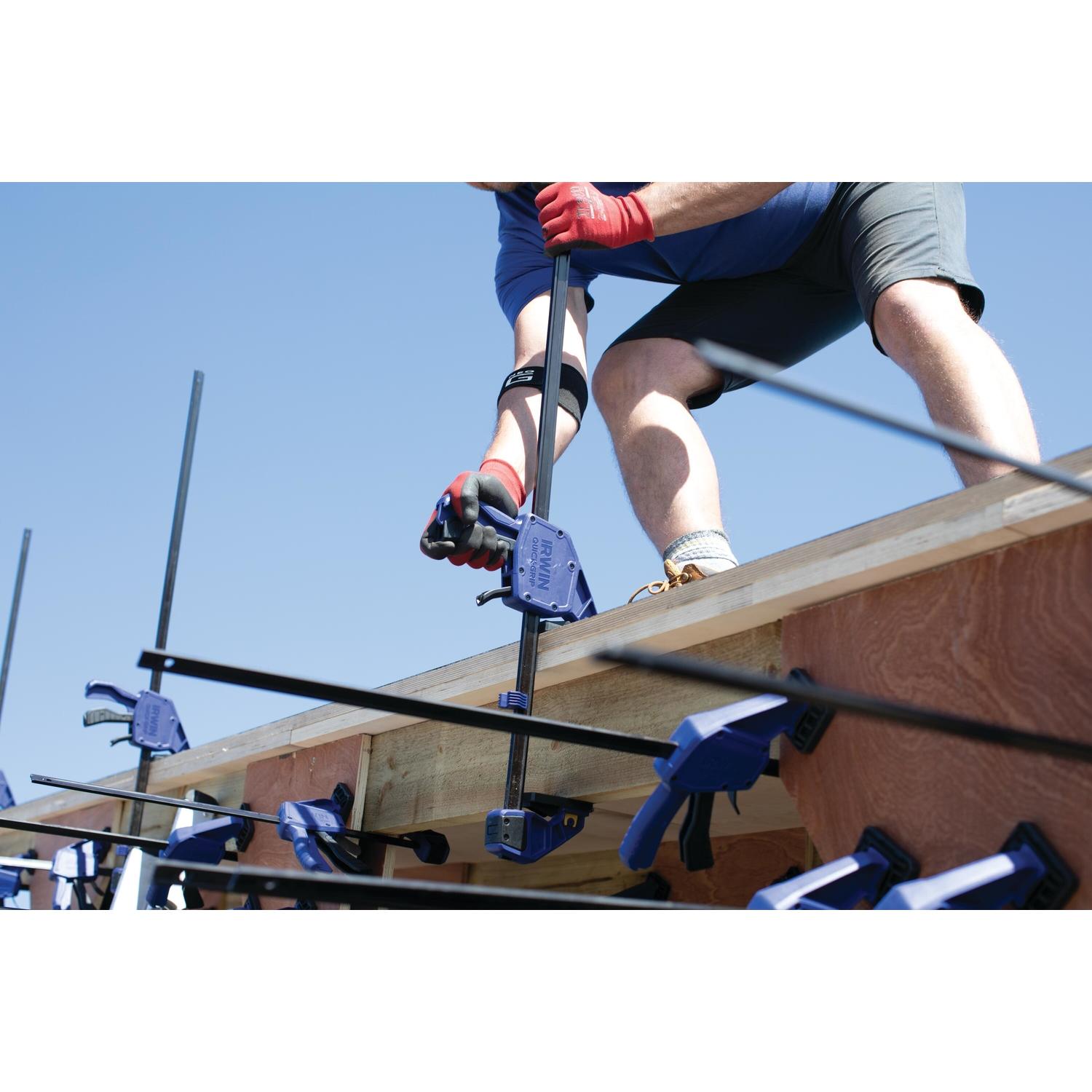 Irwin Quick-Grip 36 in. X 3-1/2 in. D Bar Clamp 300 lb