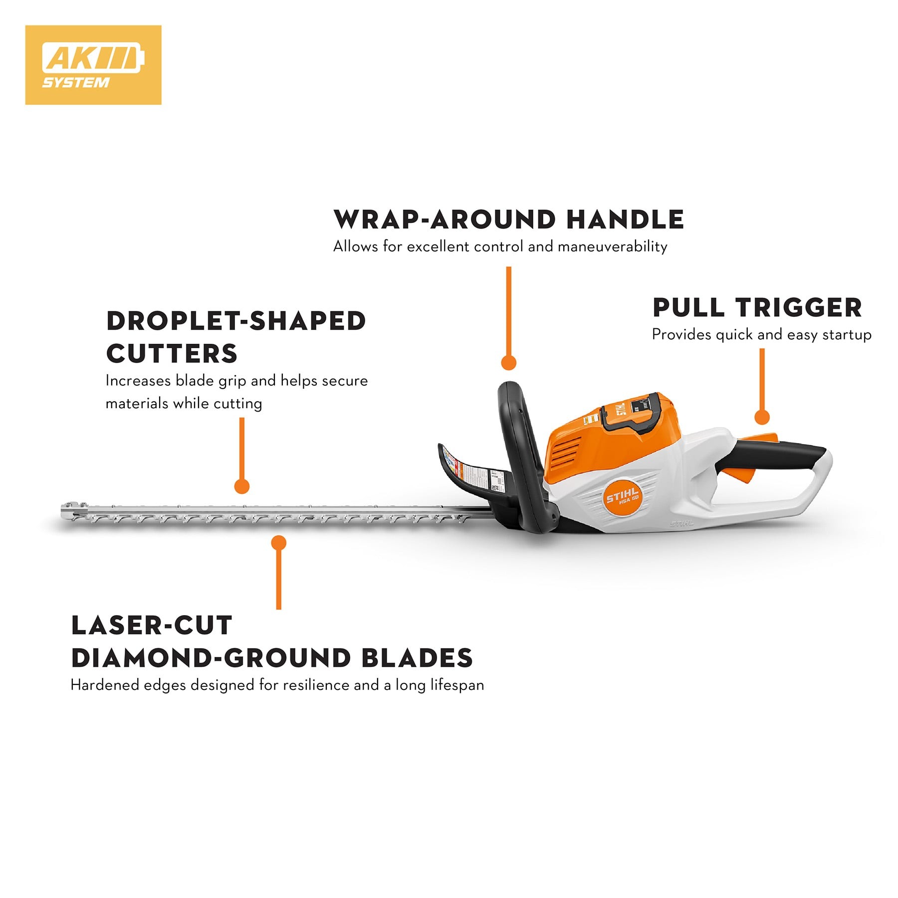 Stihl HSA 50 Battery Hedge Trimmer