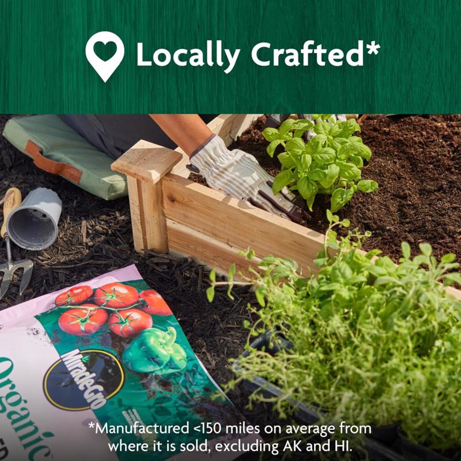 Miracle-Gro Organic Organic All Purpose Raised Bed Soil 1.5 cu ft