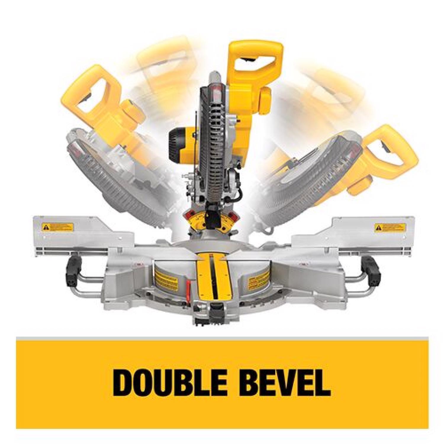 DeWalt 15 amps 12 in. Corded Dual-Bevel Sliding Compound Miter Saw