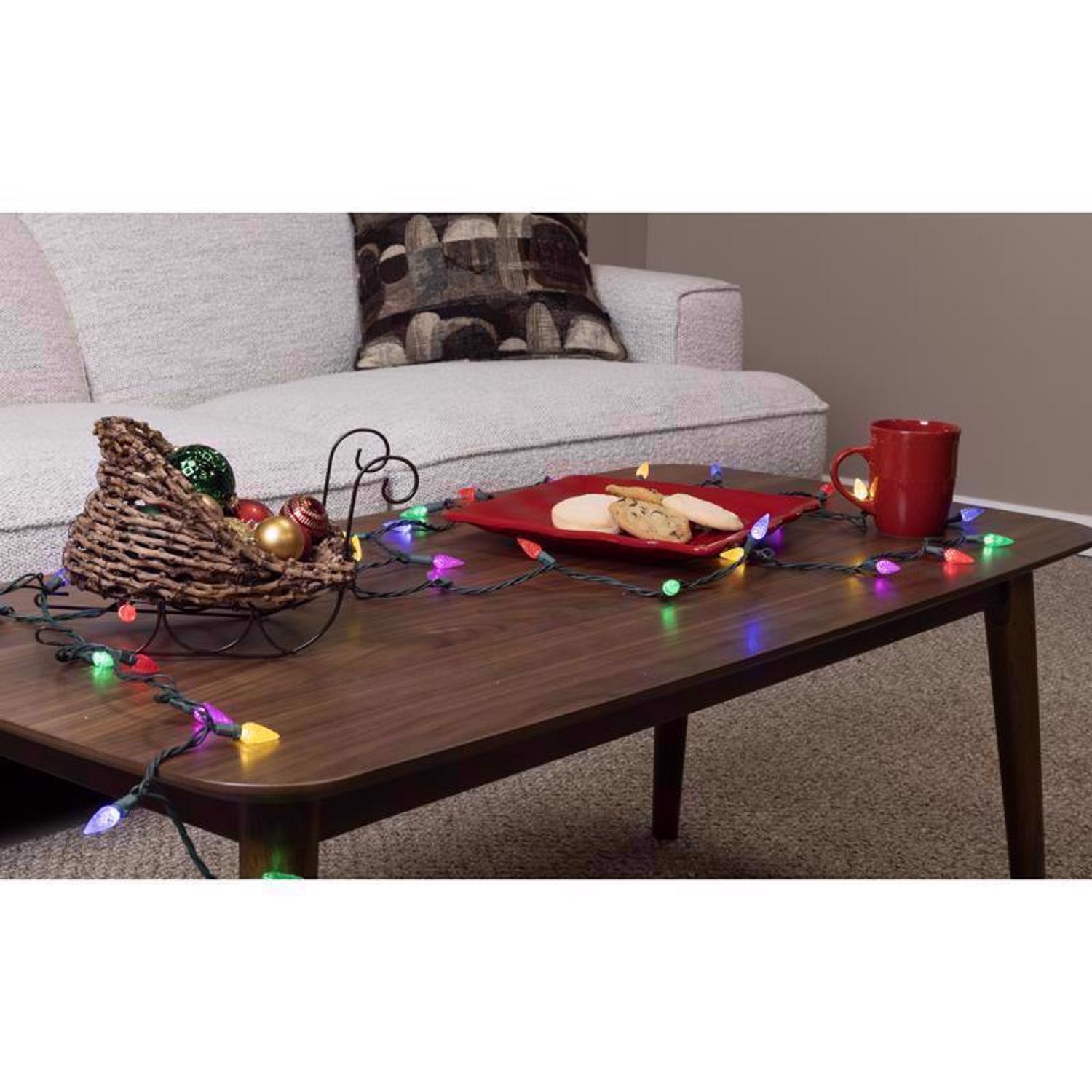 Celebrations Classic LED C6 Multicolored 100 ct String Christmas Lights 24.75 ft.