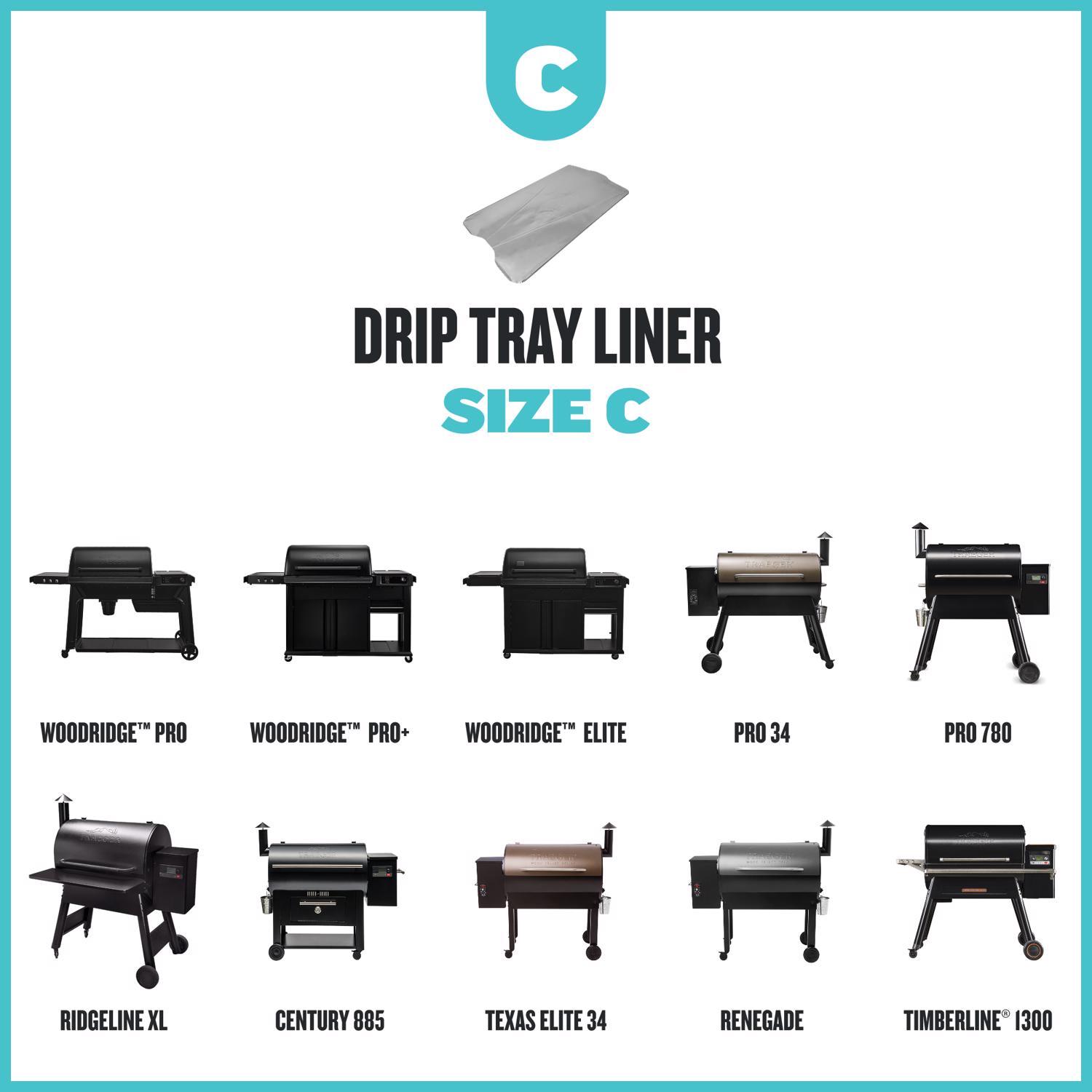 Traeger Aluminum Foil Liner 31.87 in. L x 15.42 in. W