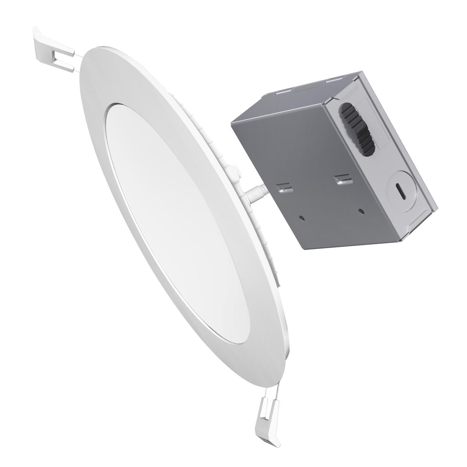 Feit LED Retrofits White 7.1 in. W LED Canless Recessed Downlight 10.3 W