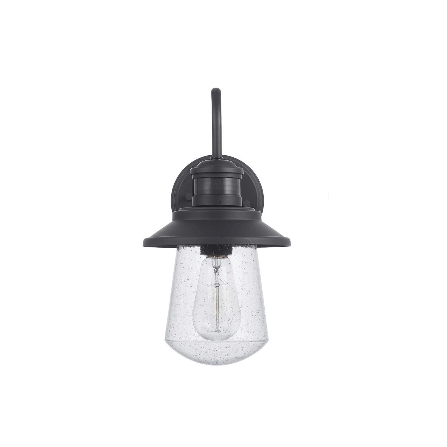 Globe Electric Mariner 1-Light Matte Black Wall Sconce