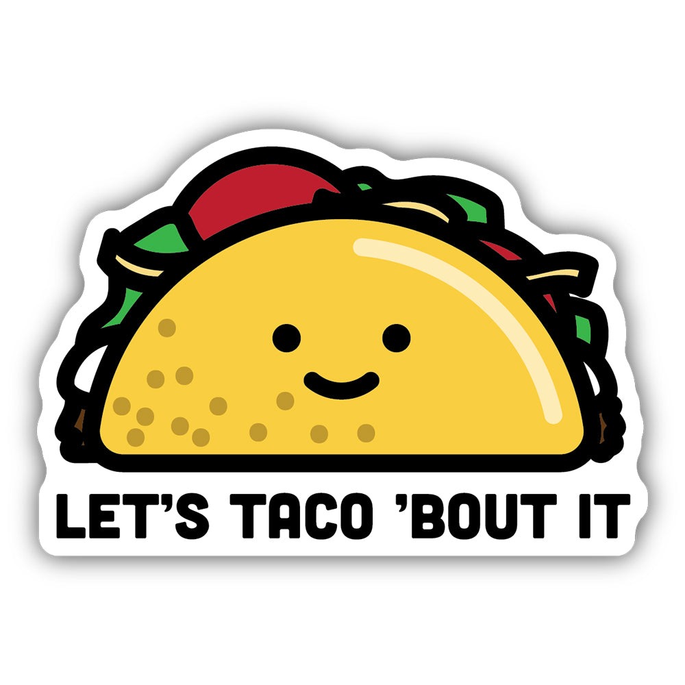 Sticker Northwest Let's Taco Sticker