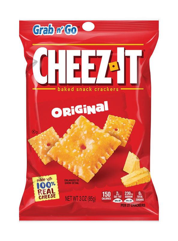 Cheez-It Grab N' Go Original Crackers 3 Oz Pegged