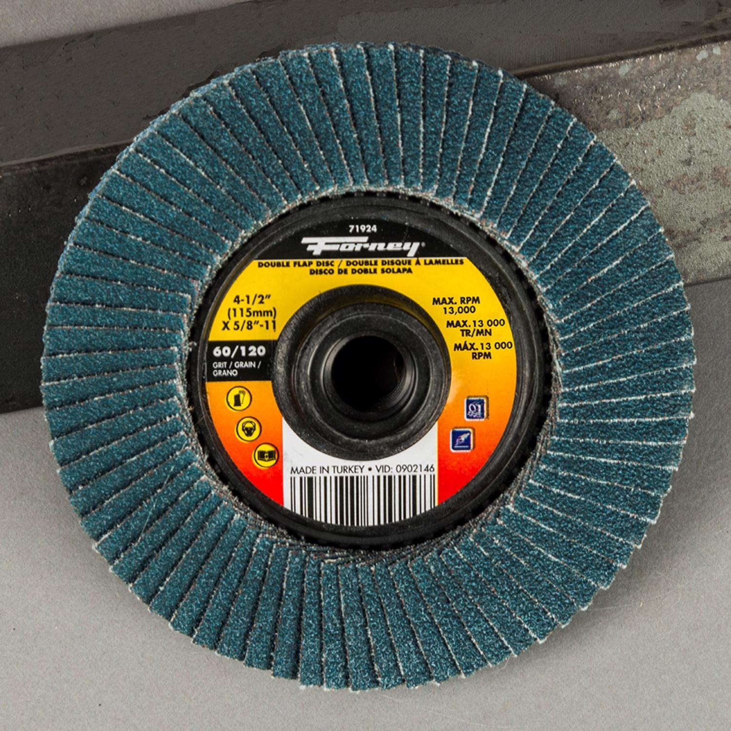 Forney 4-1/2 in. D Metal Grinding Wheel