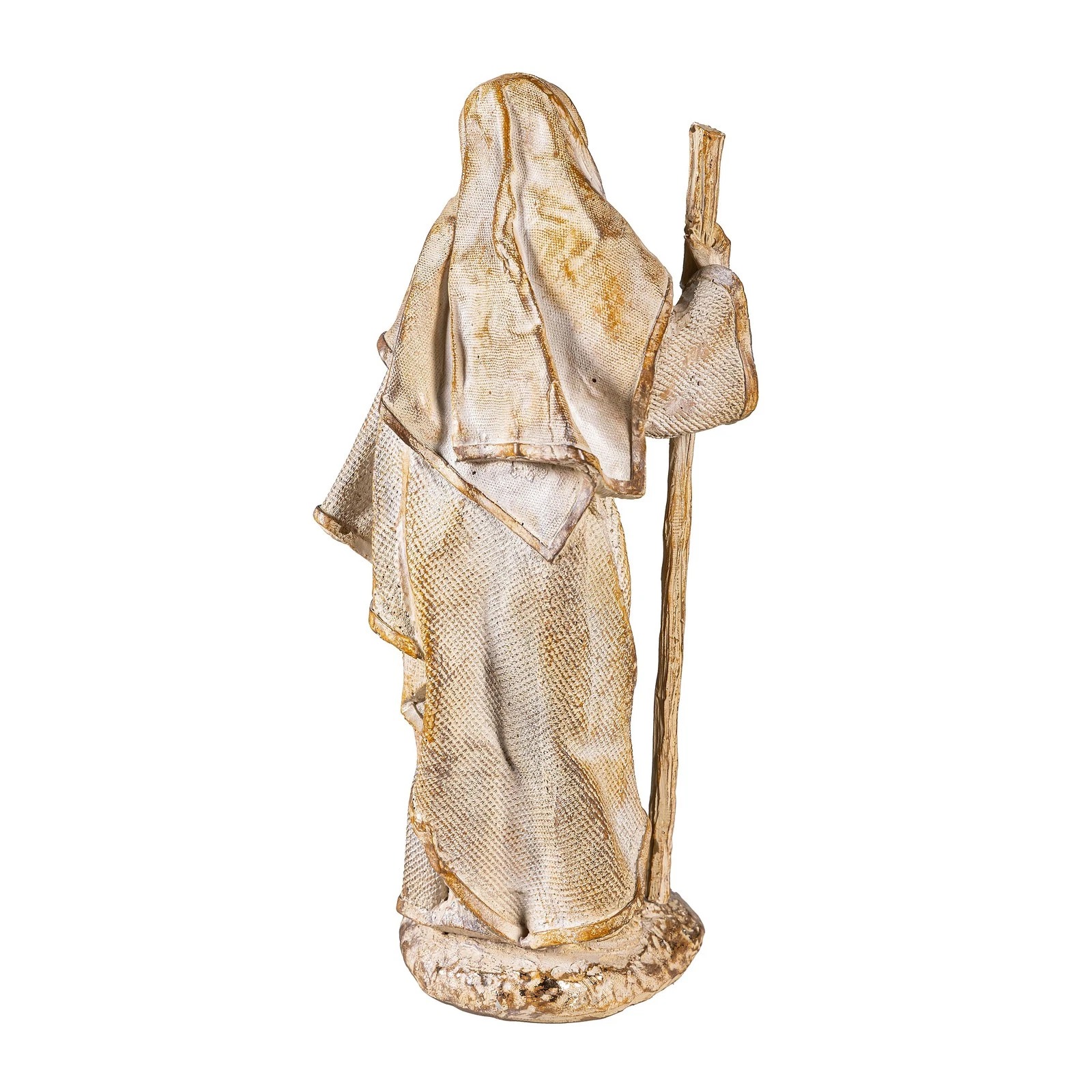 Astoria Grand Nativity Garden Statue, Resin Statue, Gilded Nativity, 9 in. H, Set of 10