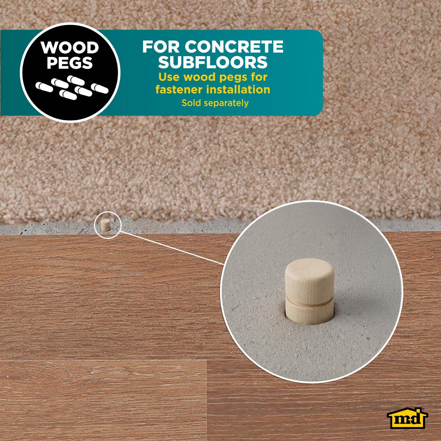 M-D Building Products 0.75 in. H X 1.44 in. W X 36 in. L Unfinished Hardwood Carpet Trim