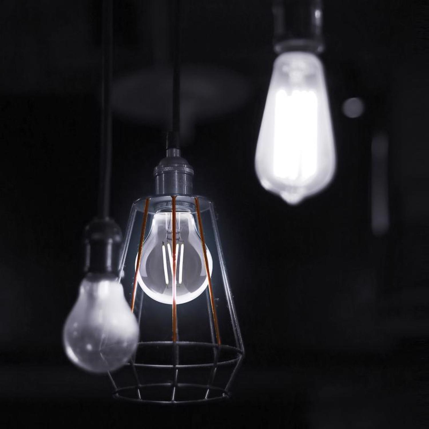 Feit A19 E26 (Medium) Filament LED Bulb Smoke Daylight 25 Watt Equivalence 1 pk