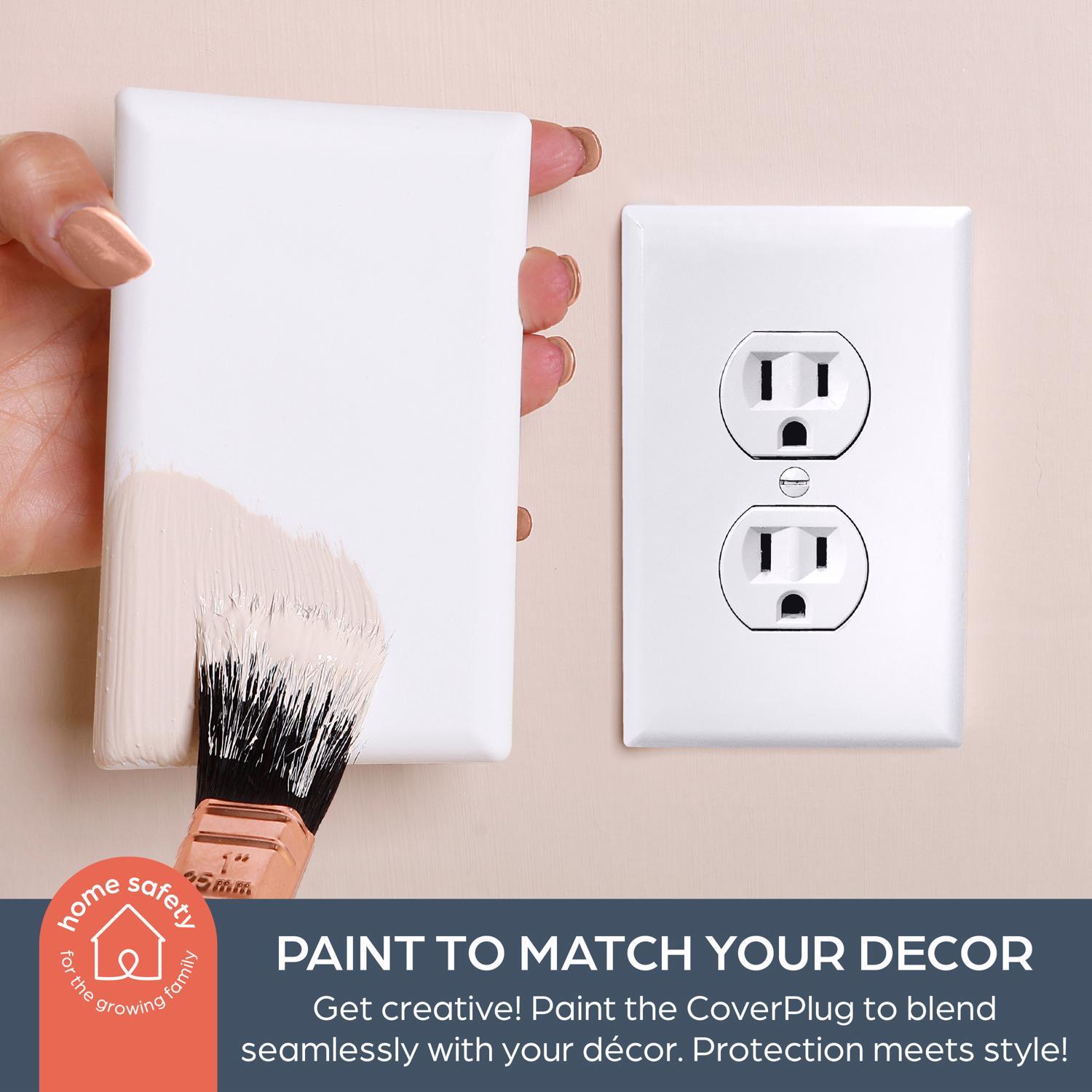 Dreambaby CoverPlug White Plastic Outlet Cover 2 pk