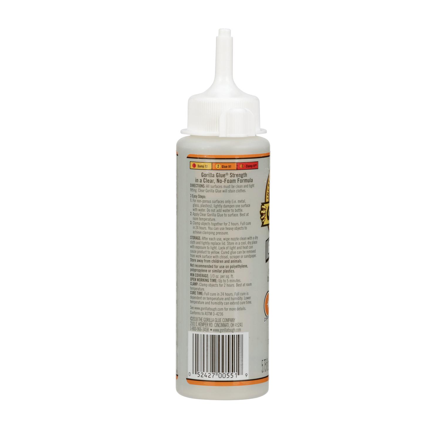 Gorilla High Strength Clear All Purpose Adhesive 5.75 oz