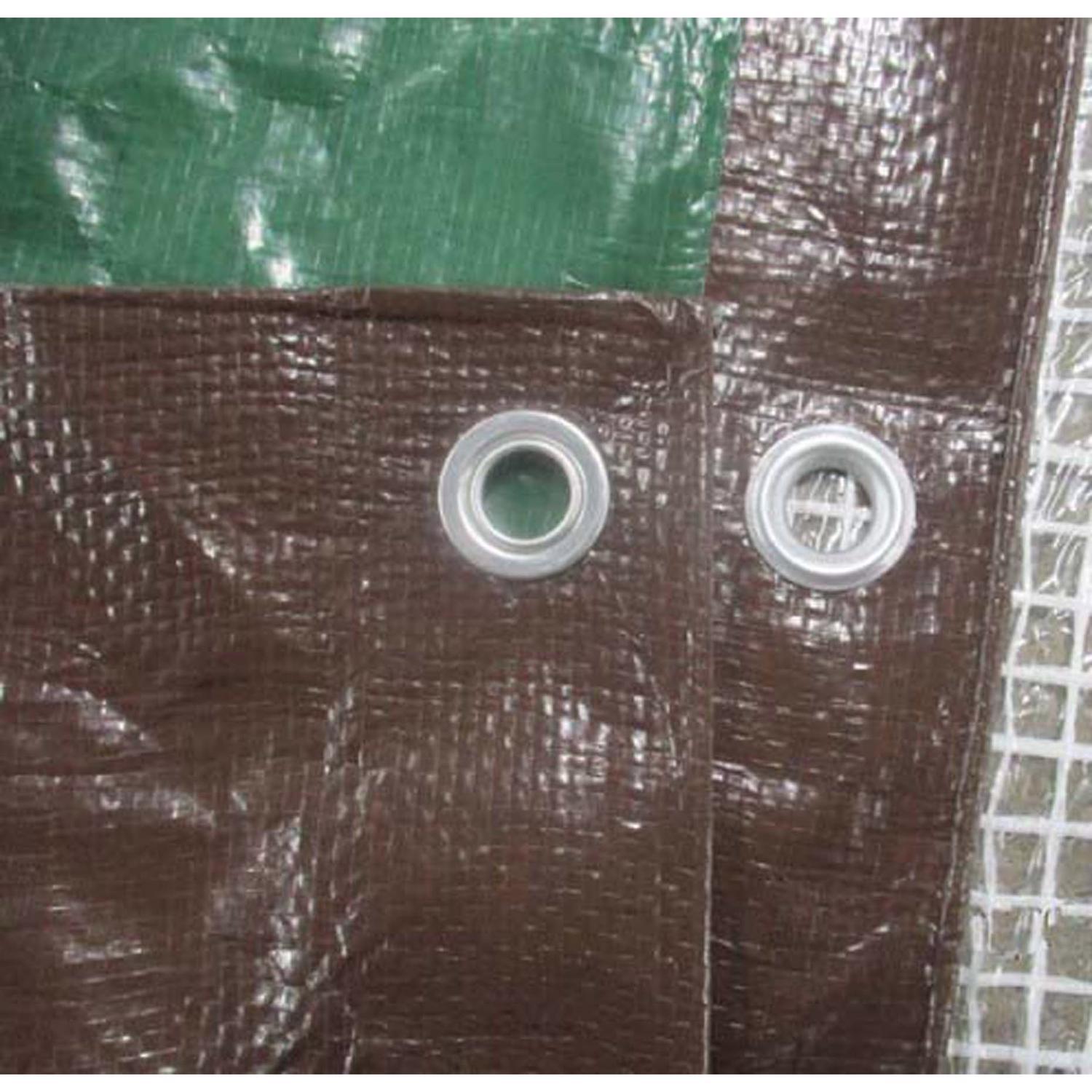Ace 8 ft. W X 10 ft. L Medium Duty Polyethylene Tarp Brown/Green