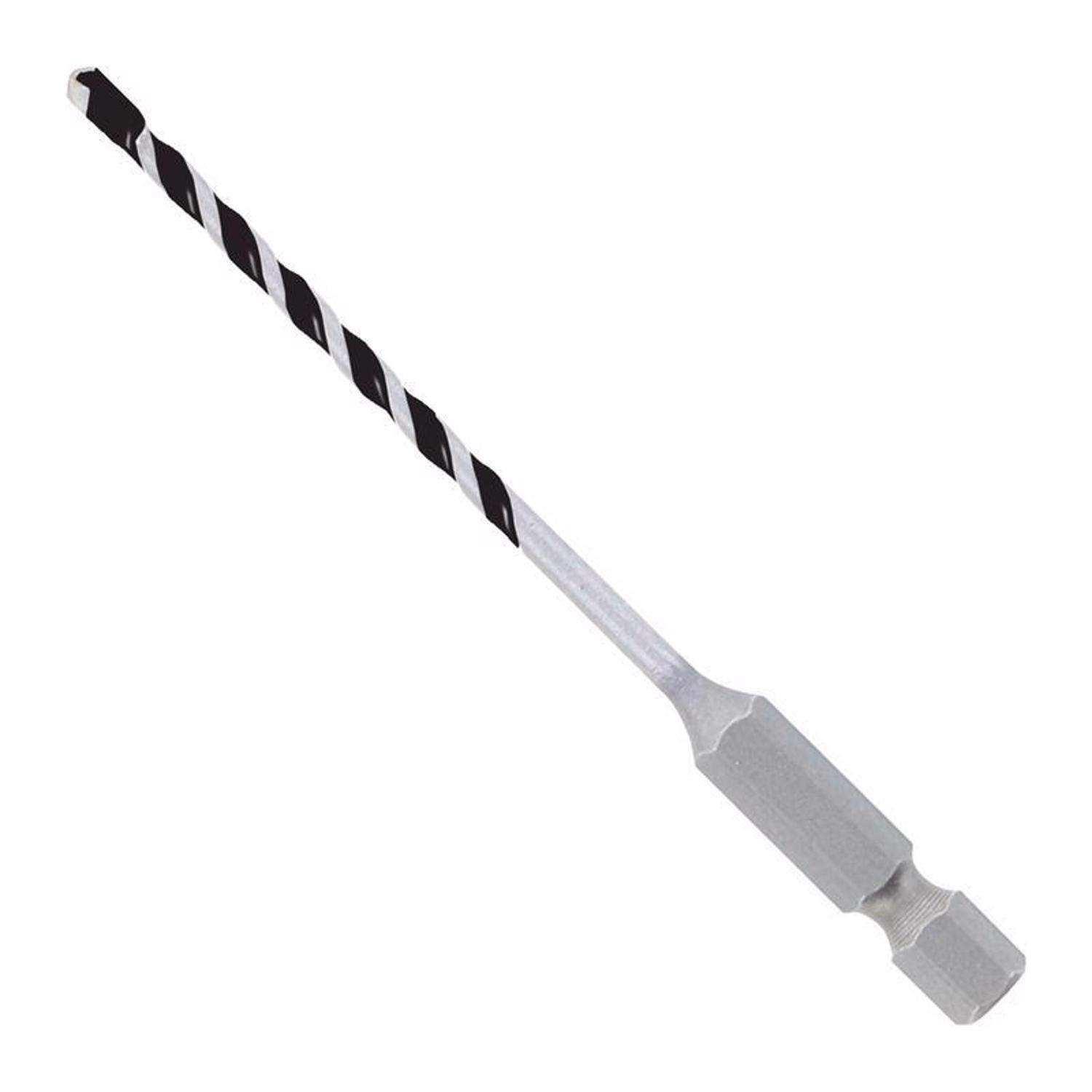 Diablo 1/8 in. X 3 in. L Multi-Material Carbide Tipped Hammer Drill Bit Hex Shank 1 pk