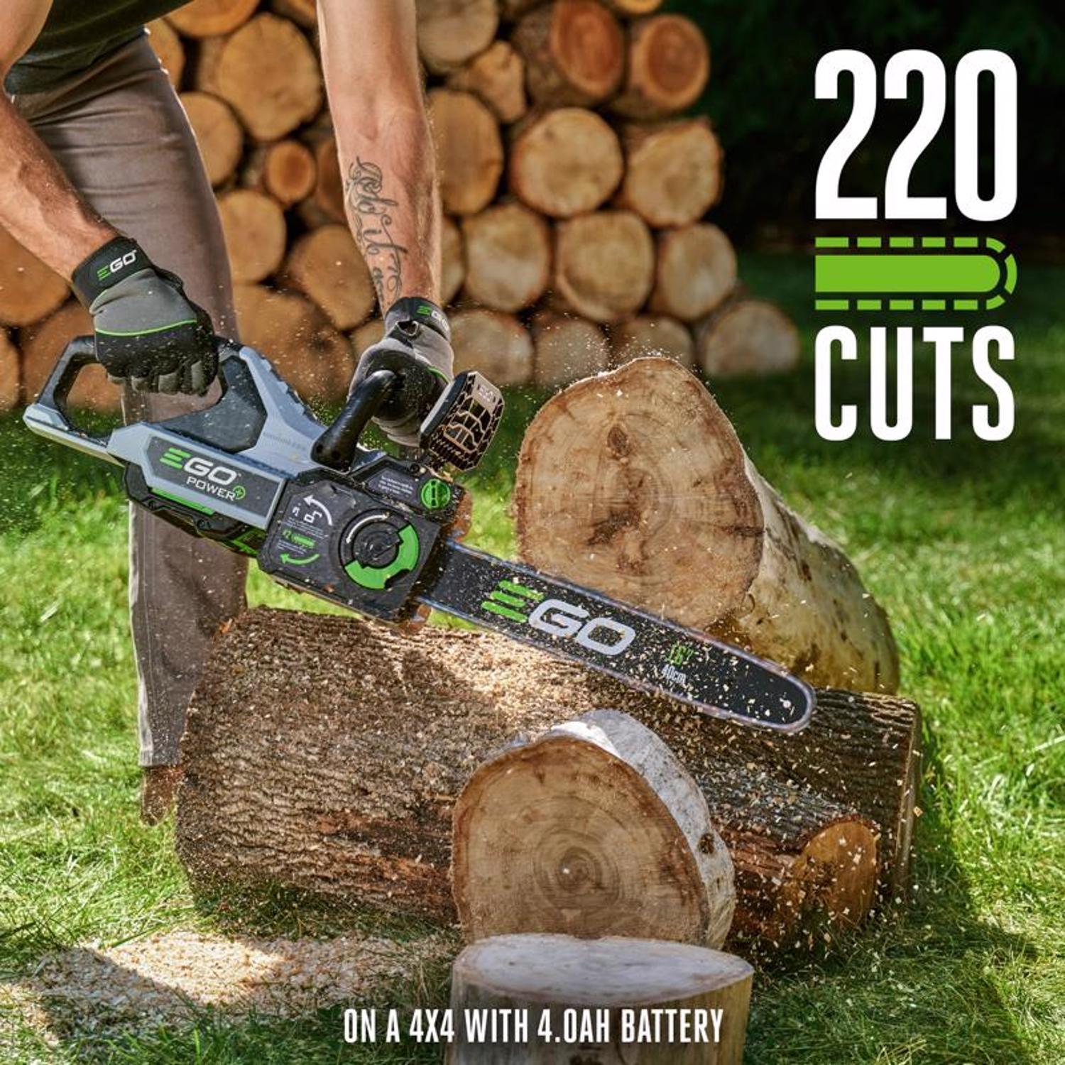 EGO Power+ CS1613 16 in. 56 V Battery Chainsaw Kit (Battery & Charger)