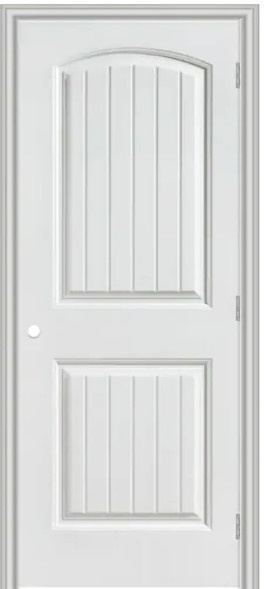 Masonite cheyenne 28"x80" primed smooth hollow core right hand single prehung interior door