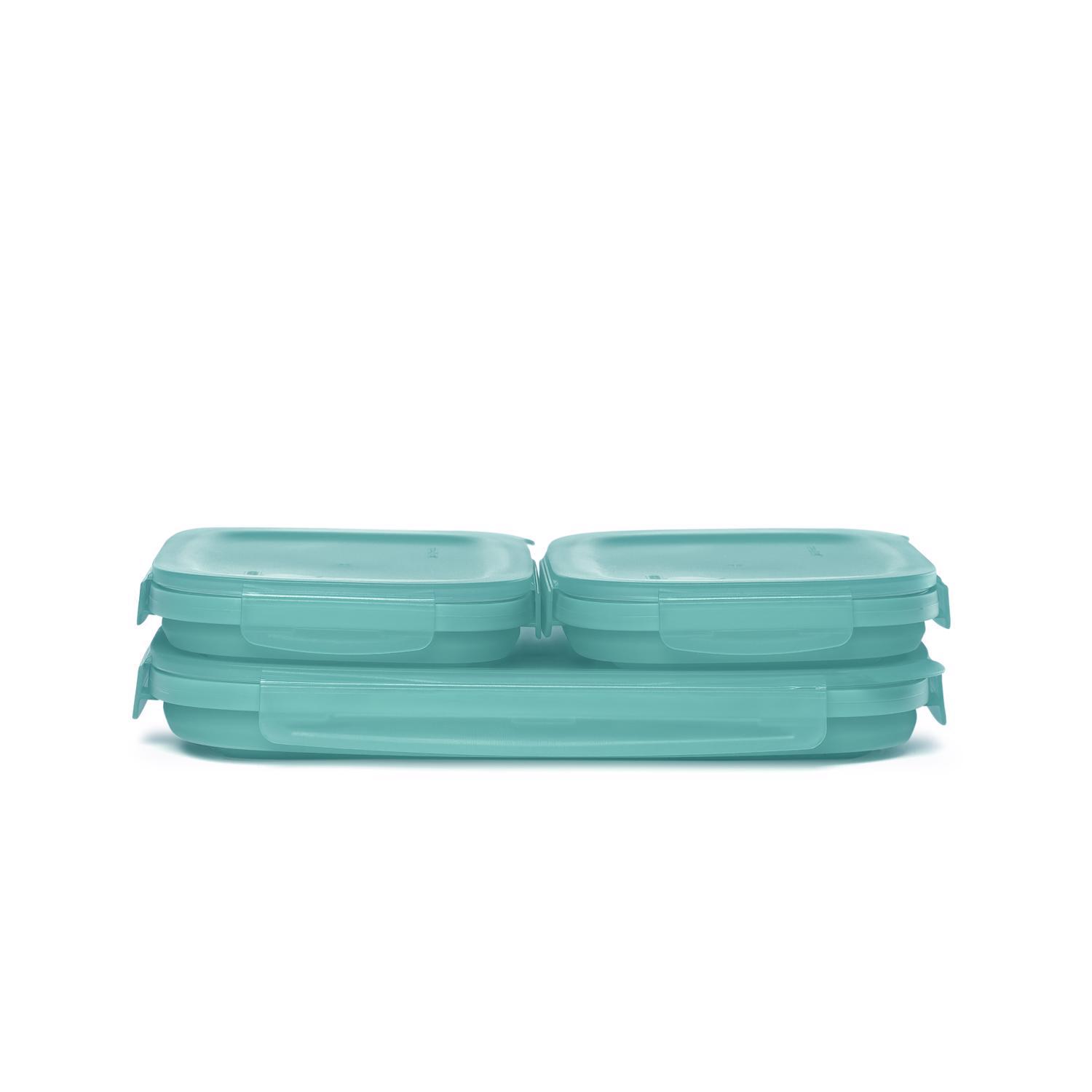Drip EZ New Secondz Ice Blue Food Storage Container Set 3 pk