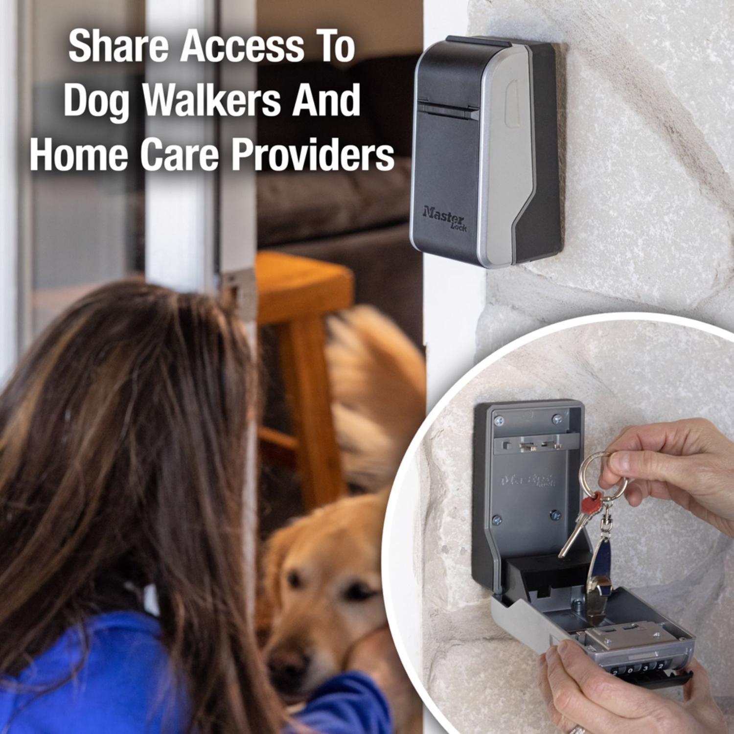 Master Lock 5.2 in. H X 3 in. W X 2 in. L Metal 4-Dial Combination Lock Box