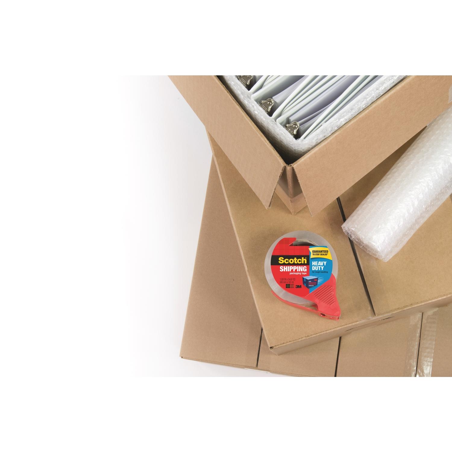 3M Scotch 1.88 in. W X 38.2 yd L Heavy-Duty Packaging Tape with Dispenser 2 pk