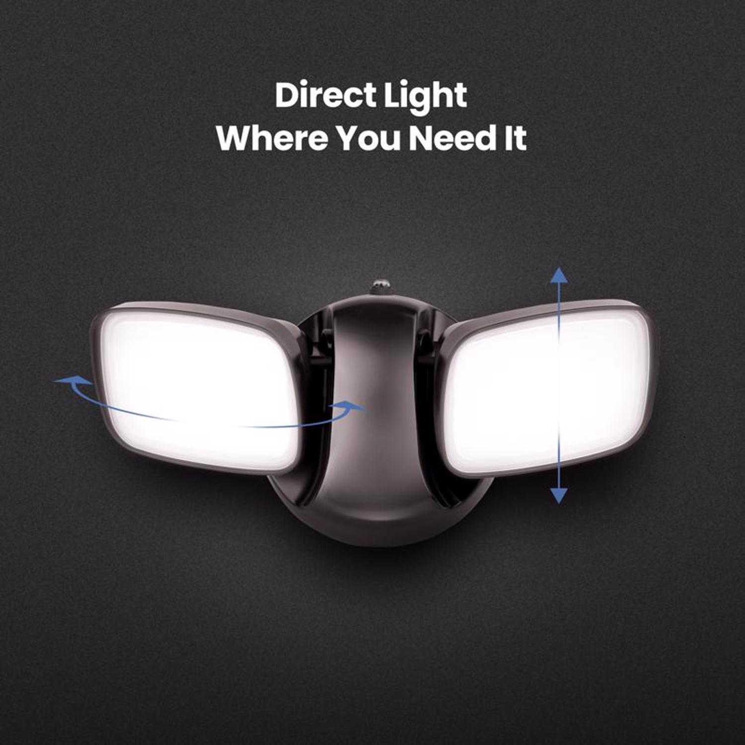 Feit LED Dusk to Dawn Hardwired LED Bronze Security Floodlight