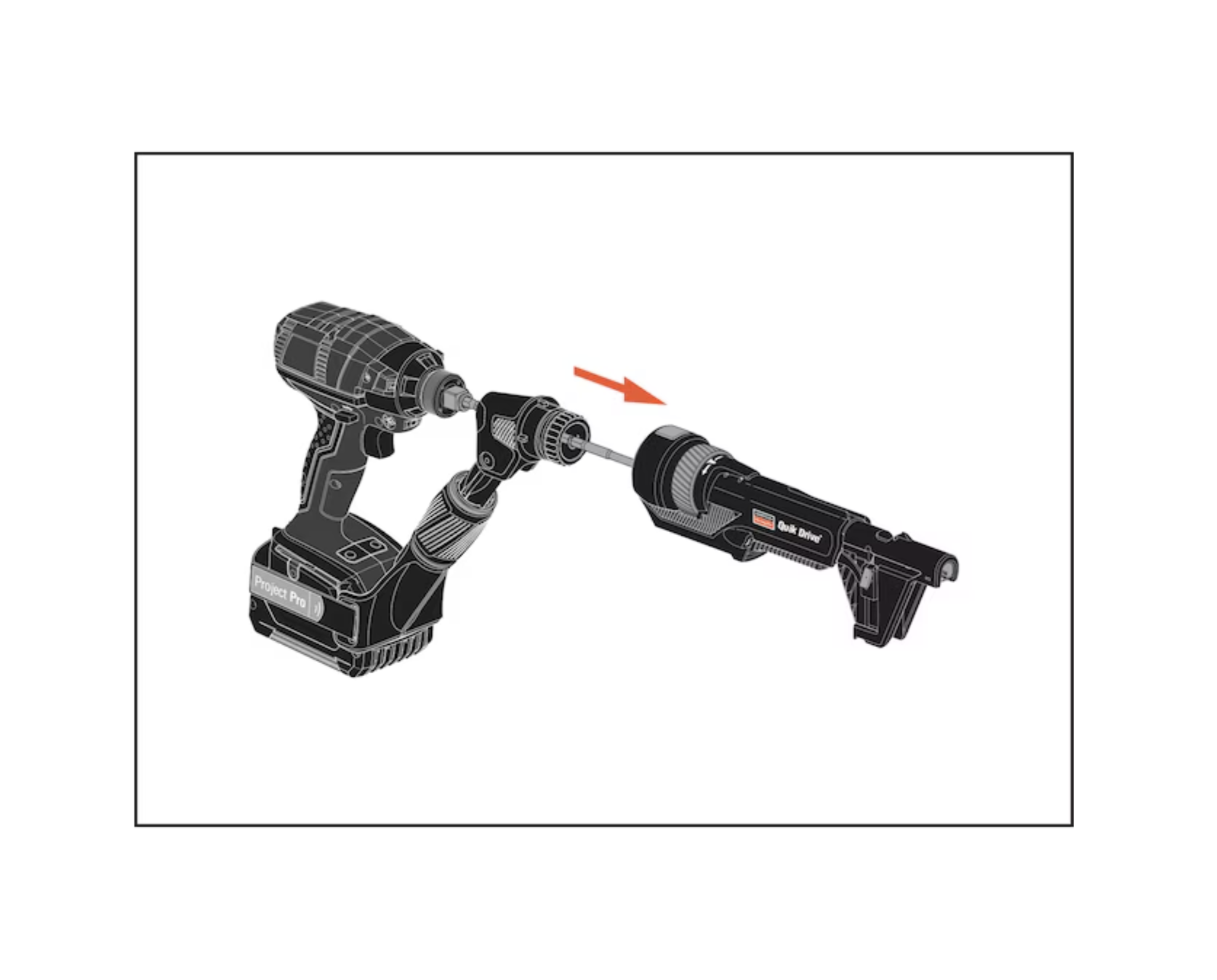 QUIK DRIVE BY SIMPSON STRONG TIE Quik Drive Project Pro 7-in T25 6-lobe Screwdriver Bit