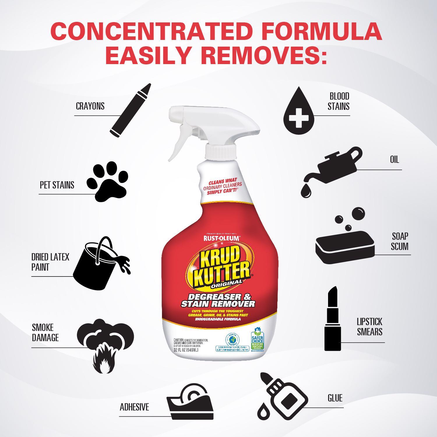 Rust-Oleum Krud Kutter No Scent Cleaner and Degreaser 32 oz Liquid