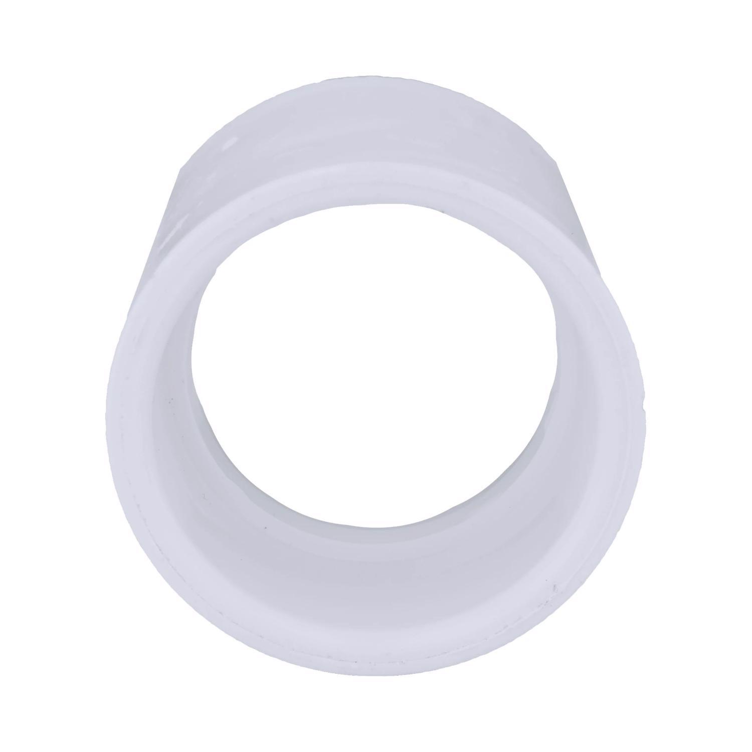 Charlotte Pipe Schedule 40 6 in. Hub X 6 in. D Hub PVC Coupling 1 pk