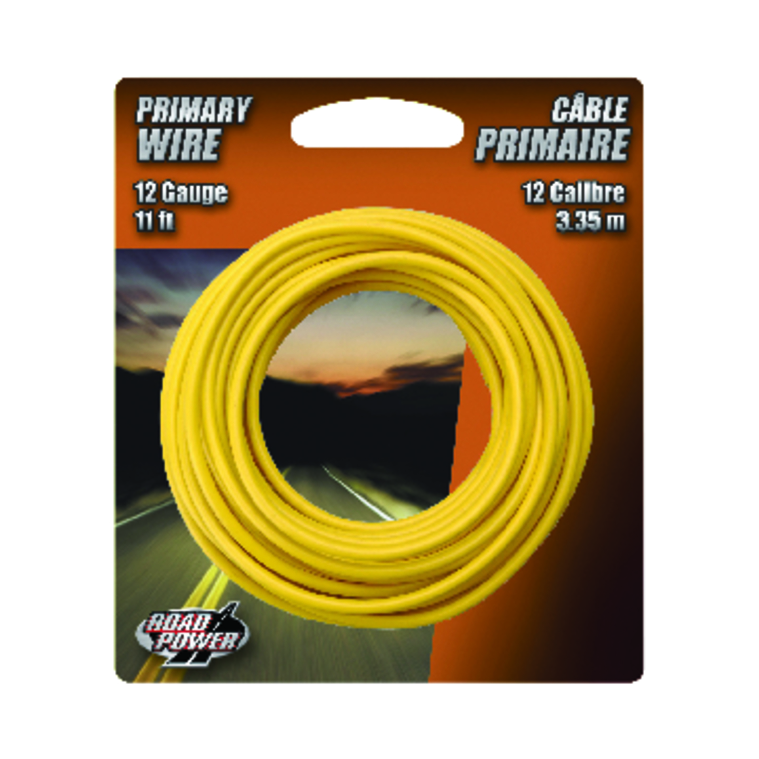 Coleman Cable 11 ft. 12 Ga. Primary Wire Yellow